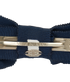 Chanel 17P CC Bow Hair Clip, £290, Accessories, Navy/White, Fabric, Other view